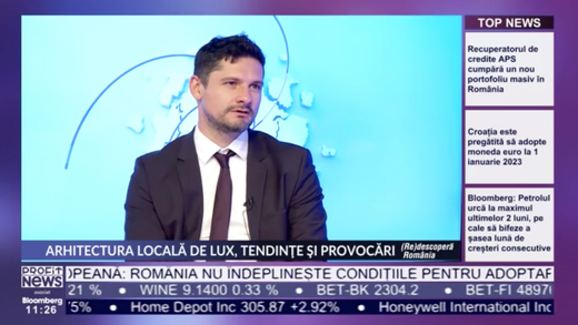 VIDEO PROFIT NEWS TV (Re)Descoperă România - Bogdan Radu, Managing Partner Nordis Architecture: Noi facem o operă de artă. Cum au fost instalate la Mamaia balustradele din sticlă curbată. „Simplu poate oricine, noi am vrut complicat."