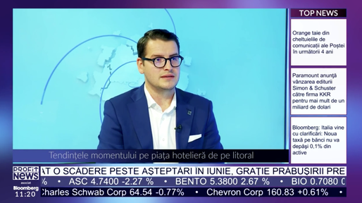 VIDEO PROFIT NEWS TV Redescoperă România – Alexandru Mihai, Managing Partner Nordis Group: Vom anunța deschiderea hotelului în următoarele săptămâni. Lucrurile merg mai bine decât ne așteptam noi