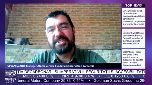 VIDEO PROFIT NEWS TV (Re)Descoperă România – Istvan Szabo, Fundația Conservation Carpathia: Vrem să devenim unul dintre cei mai importanți operatori de experiențe ecoturistice. Apare un profil de turist român care caută experiența la firul ierbii