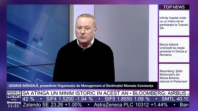 VIDEO PROFIT NEWS TV (Re)Descoperă România - Președintele O.M.D. Mamaia-Constanța, despre târgul de la Londra: Obiectivul principal a fost să convingem marii tour operatori internaționali să pună din nou Mamaia în cataloage