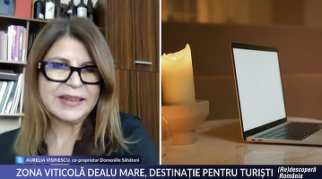 VIDEO PROFIT NEWS TV (Re)Descoperă România – Aurelia Vișinescu, co-proprietar Domeniile Săhăteni: Va fi un an foarte dificil pentru producătorii din industrie. Foarte multe crame au probleme financiare