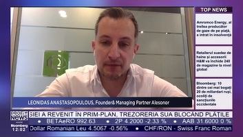 Dezbaterile PROFIT NEWS TV: Leonidas Anastasopoulos, Managing Partner Alesonor: Există o diminuare a cererii față de lunile anterioare în sectorul rezidențial, dar pe termen mediu și lung, cererea pentru proiecte bazate pe principii solide va redeveni put