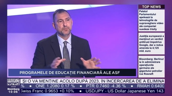 PROFIT NEWS TV Maratonul de Educație Financiară - Daniel Apostol, ASF: Educația financiară nu este un lux. Lipsa educației financiare este o barieră enormă în calea dezvoltării întregii societăți. Mulți români - neinteresați de soarta propriilor bani