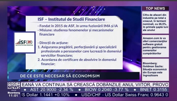 PROFIT NEWS TV Maratonul de Educație Financiară - Marian Siminică, ISF: Lipsa cunoștințelor afectează încrederea în instrumentele financiare și, implicit, decizia de investiție în acestea