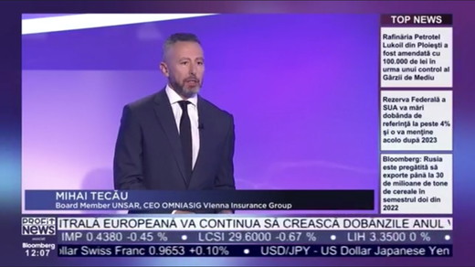 PROFIT NEWS TV Maratonul de Educație Financiară - Mihai Tecău, Consiliul Director UNSAR și Președinte Directorat OMNIASIG: Asigurările au fost întotdeauna un punct de sprijin în orice perioadă și mai ales în perioade similare celei pe care o parcurgem