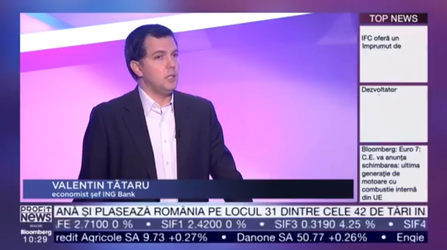 PROFIT NEWS TV Maratonul Fiscalității - Valentin Tătaru, ING: Anul viitor va fi mult mai dificil de atins ținta de deficit, economia încetinește. Creșterea pensiilor e rezonabilă, dar inflația va rămâne sus și anul viitor

