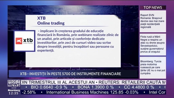 PROFIT NEWS TV Maratonul de Educație Financiară - Radu Puiu, XTB: 73% din clienții brokerului internațional folosesc platforma de tranzacționare de pe dispozitive Desktop PC