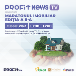 Profit News TV va organiza Maratonul Imobiliar, cu cei mai importanți jucători de pe piața din România