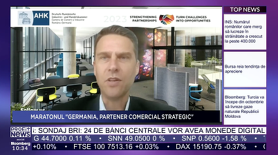 PROFIT NEWS TV Maratonul Afacerilor Germane în România - Sebastian Metz, director general AHK România: Avem nevoie de mult mai multă atenție politică și de o schimbare a mentalității 