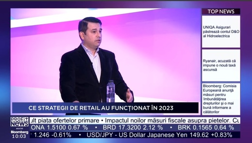  VIDEO PROFIT NEWS TV Maratonul de Retail - Altex anunță: Afacerile companiei vor depăși semnificativ pragul de 7 miliarde lei în acest an. Am investit peste 8 milioane euro în fotovoltaice 