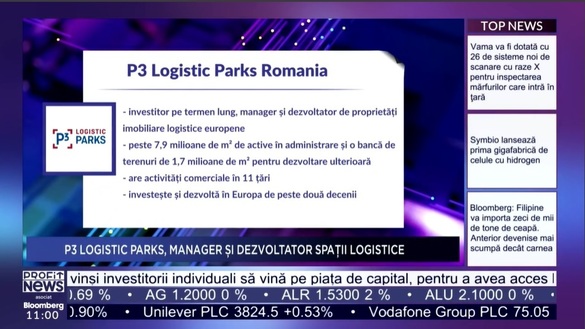 VIDEO PROFIT NEWS TV Maratonul de Retail - Cristina Pop, head of asset management P3 România: Sectorul logistic va continua să crească, dar nu în același ritm