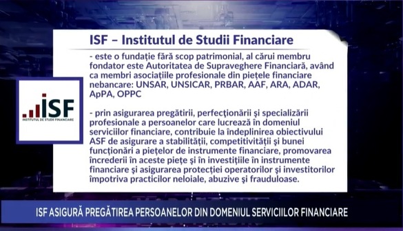 VIDEO PROFIT NEWS TV - Maratonul de Educație Financiară. Director Executiv ISF: Intenționăm să extindem foarte mult educația financiară pentru antreprenori, dar și pentru persoanele adulte care activează în companii