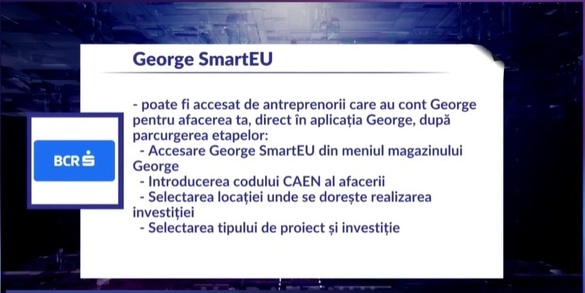 VIDEO PROFIT NEWS TV - Maratonul Fondurilor Europene - Coordonator în cadrul BCR: Avem foarte mulți clienți care fac proiecte în serie cu fonduri europene. Aplicația transmite notificări pentru proiectele eligibile 