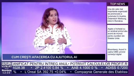 Profit News TV - Maratonul Inteligența Artificială în Economie. Fondator și CEO 2Value: AI intervine și sporește ceea ce face expertul prin mai multe tactici foarte clare. Nu cred că există emoție artificială, ci algoritmi care pot da impresia unor emoții