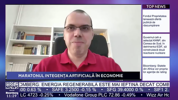 Profit News TV - Maratonul Inteligența Artificială în Economie. Vice-decan ASE FABIZ: Inteligența artificială mereu va avea această marjă de eroare, nu va fi niciodată 100% sigură. AI o să ducă costul creativității către zero