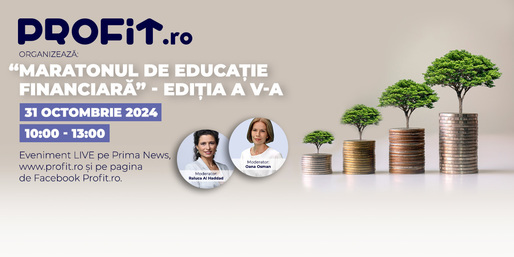 Maratonul de Educație Financiară - Ediția a V-a: În ce să investesc dacă am economii, Pe ce bază aleg acțiunile, Cum iau un broker, Când cumpăr, Când fac exit și Cum marchez profitul