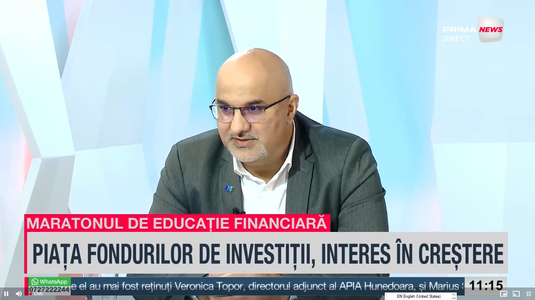 VIDEO Profit.ro - Maratonul de Educație Financiară. Cristian Pascu, AAF: Piața fondurilor de investiții, “pe val”; cheia este diversificarea; poți investi și 50 de lei pe lună