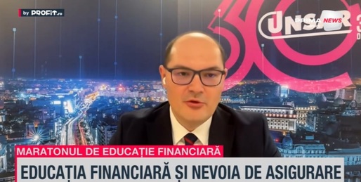 VIDEO Profit.ro TV - Maratonul de Educație Financiară ediția a VI-a. Alexandru Ciuncan, director UNSAR: Campaniile de informare către populație trebuie să continue. Imaginile cu inundații sau alte evenimente catastrofale fac mai mult decât o mie de cuvint