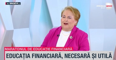 VIDEO Profit.ro TV - Maratonul de Educație Financiară ediția a VI-a. Virginia Oțel, Garanti BBVA: Educația financiară trebuie începută la vârste fragede, prin joc și metode atractive pentru copii