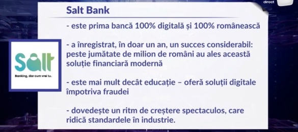 VIDEO Maratonul Profit.ro TV Economia Sustenabilă – CEO Salt Bank: Până la finele anului ajungem la 700-800 de mii de clienți. Lansăm noi funcționalități, inclusiv pentru întreprinzători