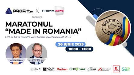 Maratonul Profit “Made in Romania” Ediția a III-a - Maratonul Profit “Made in Romania” Ediția a III-a - Cum se poate menține și dezvolta un brand românesc, De ce anume este nevoie concret din partea statului, Cum te poți impune în alte țări, Cum poți conv