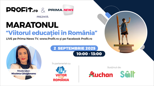 Maratonul Profit.ro - Viitorul Educației în România. Cum putem reconstrui încrederea în sistemul de învățământ?, Învățământul în străinătate: Ne fură copiii sau ne “deșteaptă” economia?, Cum vorbește lumea reală, economia, cu școala?