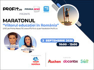 Maratonul Profit.ro - Viitorul Educației în România. Cum putem reconstrui încrederea în sistemul de învățământ?, Învățământul în străinătate: Ne fură copiii sau ne “deșteaptă” economia?, Cum vorbește lumea reală, economia, cu școala?