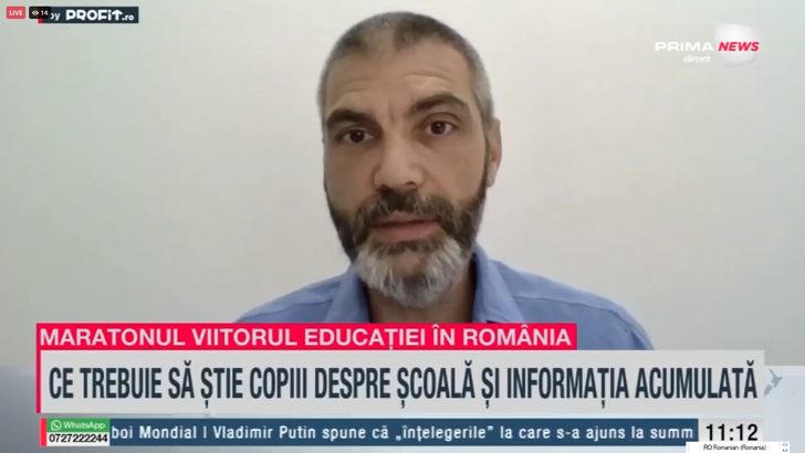 VIDEO Maratonul Profit.ro - Viitorul Educației în România. Adrian Călin, CEO Docentix: Am vrut să trecem de la trăsură la mașină, dar nu e atât de simplu; banii cheltuiți pentru e-learning ar fi trebuit să facă un sistem ultraperformant - interesele au fo