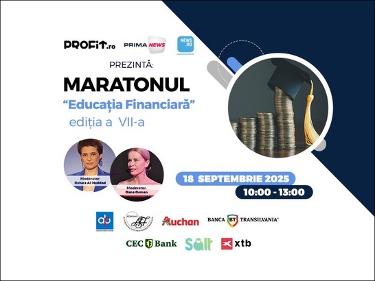 Maratonul Profit.ro Educație Financiară Ediția a VII-a. Unde își mai plasează românii banii, cum ne protejăm de fraude și atacuri cibernetice, noile obiceiuri financiare și impactul asupra economiei 