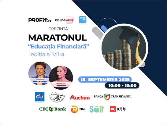 Maratonul Profit.ro Educație Financiară Ediția a VII-a. Unde își mai plasează românii banii, cum ne protejăm de fraude și atacuri cibernetice, noile obiceiuri financiare și impactul asupra economiei 