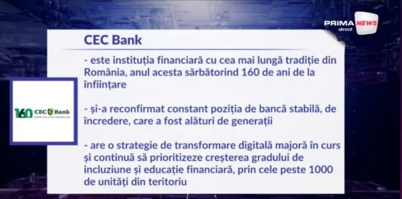 VIDEO Maratonul Profit.ro Educația Financiară Ediția a VII-a Adina Călin, CEC Bank: Educația financiară trebuie să înceapă cât mai timpuriu. Banca pregătește pachete pentru copii