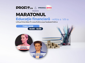 MÂINE Maratonul de Educație Financiară ediția a VIII-a - Cum îți gestionezi veniturile, economiile și datoriile într-un context economic incert? Cum pot deveni investițiile accesibile publicului larg? Cum ne pregătim financiar pentru viitor?