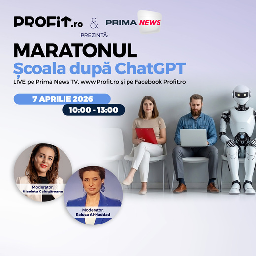 ASTĂZI Maratonul Școala după ChatGPT - Universitatea după ChatGPT, Joburile viitorului, Profesii emergente vs profesii în declin/ adaptarea pieței muncii