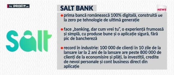 VIDEO Cum folosește Salt Bank inteligența artificială. Robert Anghel, CEO Salt Bank: Ultimul lucru pe care vrem să-l facem e să rezistăm schimbării tehnologice. Trebuie să fim „early adopters” - Maratonul Profit.ro 