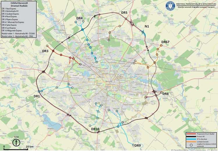 FOTO Soluții tehnice în premieră în România pentru primul drum radial al Bucureștiului