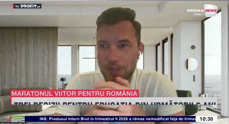 VIDEO Elevii știu să citească pe litere, dar nu înțeleg ce citesc, problema relevată de PISA. Alexandru Holicov, fondator Adservio: Pregătim lansarea unui Ai după numele Isaac Newton - Maratonul Profit.ro Viitor pentru România