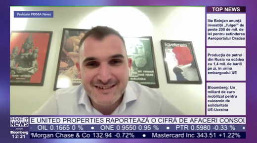 PROFIT NEWS TV Matei Moloș, cofondator Directimo: Până la finalul anului viitor dorim să acoperim 25 de destinații internaționale. Suntem în proces de a atrage 2 milioane de euro 