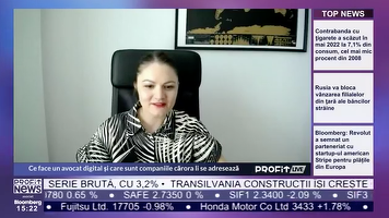 VIDEO PROFIT LIVE Ana Maria Drăgănuță Briard, fondator Legally Remote, despre Regulamentul impus de UNBR platformelor de avocatură: Se urmărește a se asigura că avocatul are implementate toate măsurile de protecție. Nu e neapărat un lucru rău