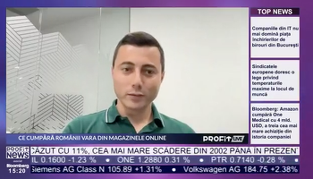 VIDEO PROFIT LIVE Cristi Movilă, General Manager VTEX: A crescut destul de mult consumul de experiențe odată cu ridicarea restricțiilor și venirea verii, în timp ce consumul de bunuri a scăzut
