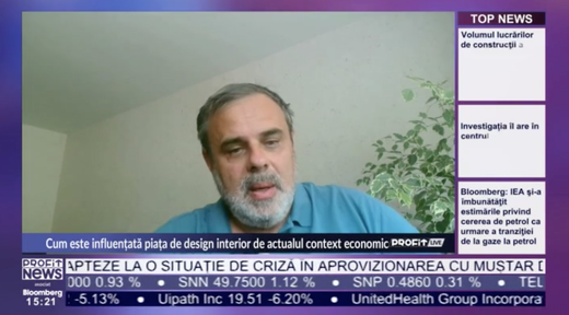 VIDEO PROFIT LIVE Călin Cavaleru, director de strategie Color Smart Distribution: Mă aștept la o continuă sofisticare a clienților finali. Vor din ce în ce mai mult materiale spectaculoase, eco