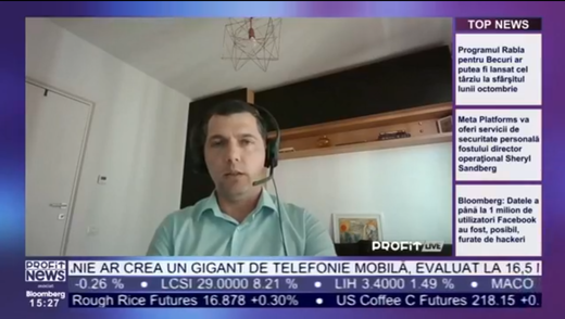 VIDEO PROFIT LIVE Valentin Tătaru, ING: Trebuie să ne așteptăm la o iarnă grea, foarte grea. Fabricile care sunt consumatori intensivi se închid una câte una. Nu se întrevede o revenire în V