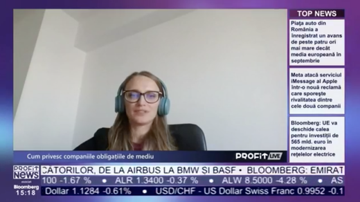 VIDEO PROFIT LIVE Daniela Dobre, director executiv Green Environment Support: Toate companiile au început să conștientizeze că este importantă colectarea selectivă a deșeurilor și, respectiv, reciclarea lor corespunzătoare