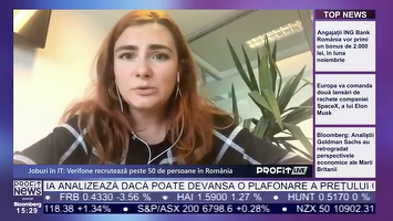VIDEO PROFIT LIVE Anca Dogaru, HR manager Verifone: Specialiștii IT sunt destul de mult ofertați local. Se spune că, în medie, primesc 2 oferte pe lună