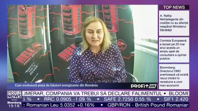 VIDEO PROFIT LIVE Micșunica Pelaghie, National Manager Hell Energy România: Performanțele din anii anteriori e clar că nu vor mai fi. Cum a ajutat afilierea cu imaginea lui Bruce Wills 