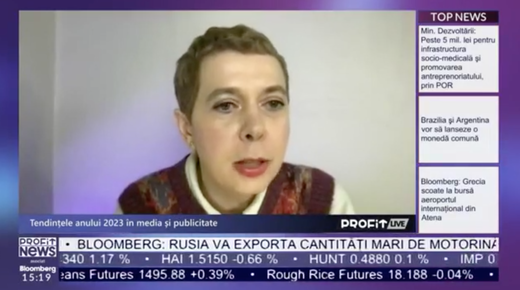 VIDEO PROFIT LIVE Claudia Chirilescu, fondator Spoon: Lucrurile se schimbă cu o dinamică aproape amețitoare. VIDEO este regele în momentul de față