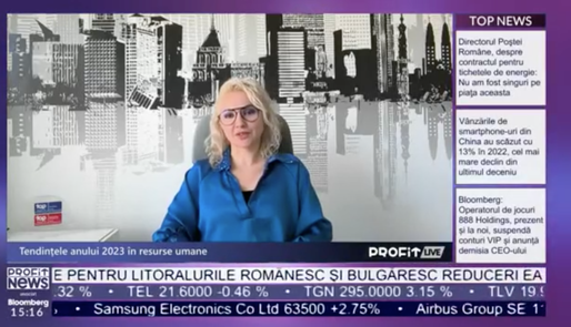 VIDEO PROFIT LIVE Adela Negru, Chief HR Officer NTT DATA România: 2023 cred că va fi un an în care ne vom da foarte mult cu presupusul