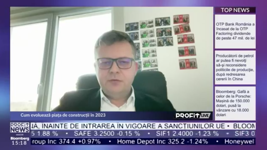 VIDEO PROFIT LIVE CEO TeraPlast: Discutăm cu zeci de companii în vederea unei potențiale tranzacții. Ne uităm foarte atent și la Ucraina 
