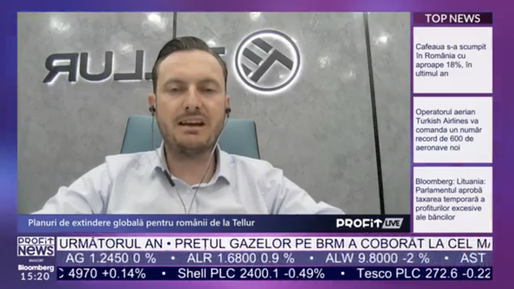 VIDEO PROFIT LIVE Horațiu Vasilescu, consultant dezvoltare brand Tellur: Vrem să intrăm pe 2-3 piețe noi