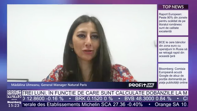 VIDEO PROFIT LIVE Mădălina Ulmeanu, General Manager Natural Paris: În viitor mă gândesc la o lansare de marcă proprie în care să lucrez cu artizani locali. Nu mi se pare un moment bun acum să deschidem alte magazine fizice