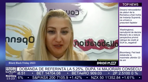 VIDEO PROFIT LIVE Elena Gheorghe, country manager PayU România: Cel mai mare Black Friday din CEE se desfășoară în România. Ne-a luat prin surprindere
